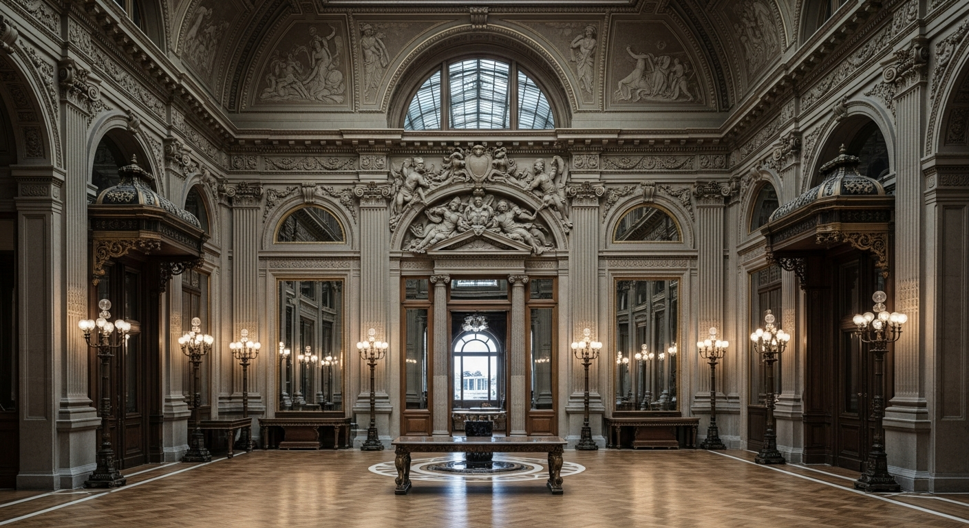 Photo éditoriale large, ambiance salle de presse Bloomberg, monument genevois ou scène pertinente, palette luxe discrète.